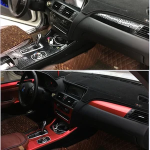 For BMW X3 F25 X4 F26 2011-2017 Interior Central Control Panel Door Handle Carbon Fiber Stickers Decals Car styling Accessorie
