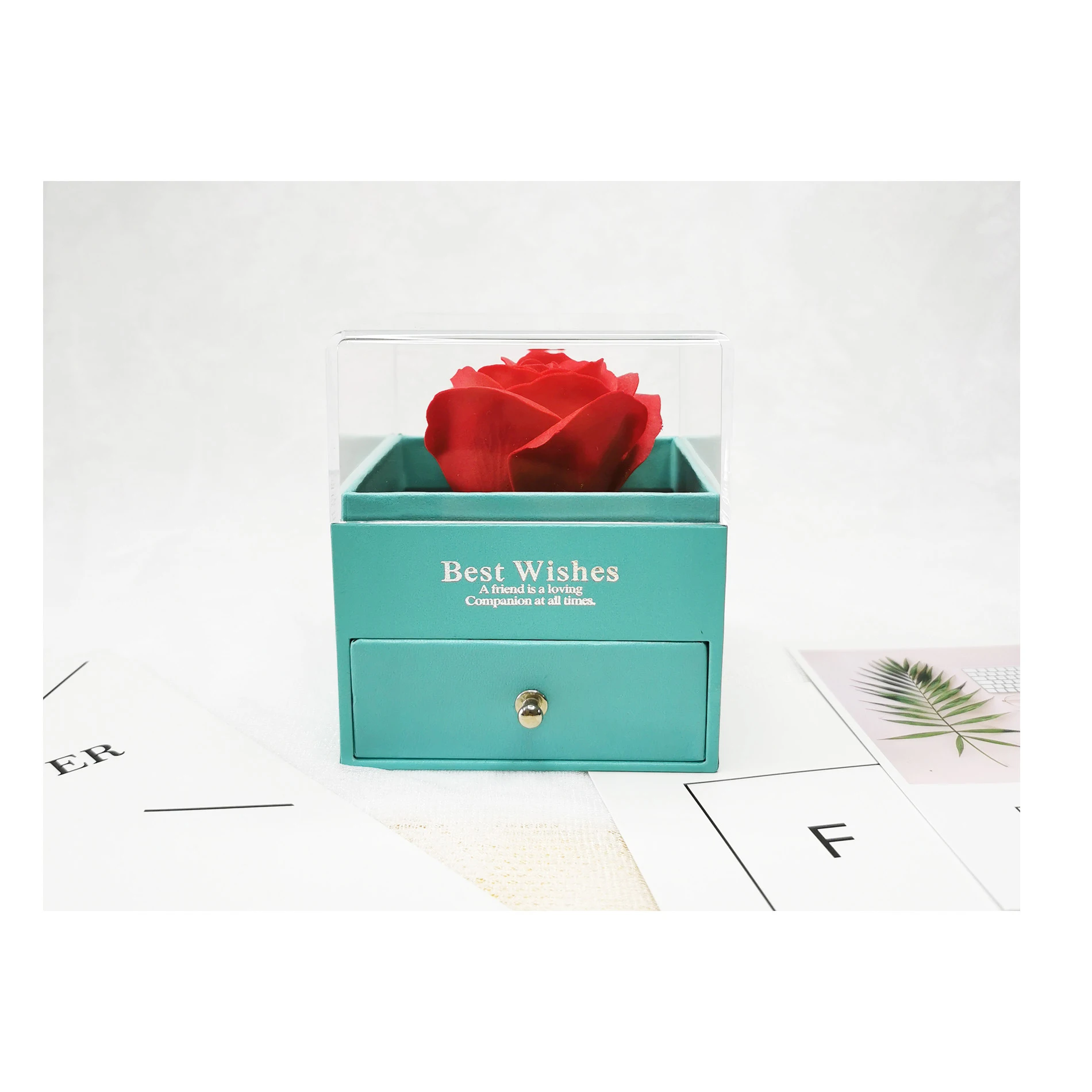 

Valentines Gift Jewelry Box Rose Gift Artificial Flower Christmas Gift For Mom Artificial Flower Birthday Girlfriend