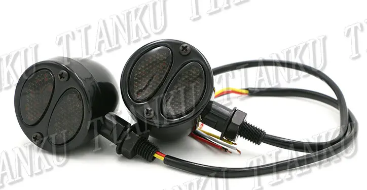 Металлический светодиодный поворотник для Kawasaki Vulcan Classic VN 400 VN500 VN800 900 1200 1500 1600