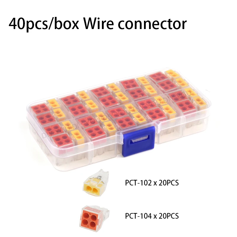 В штучной упаковке универсальный компактный проводной разъем проводки PCT