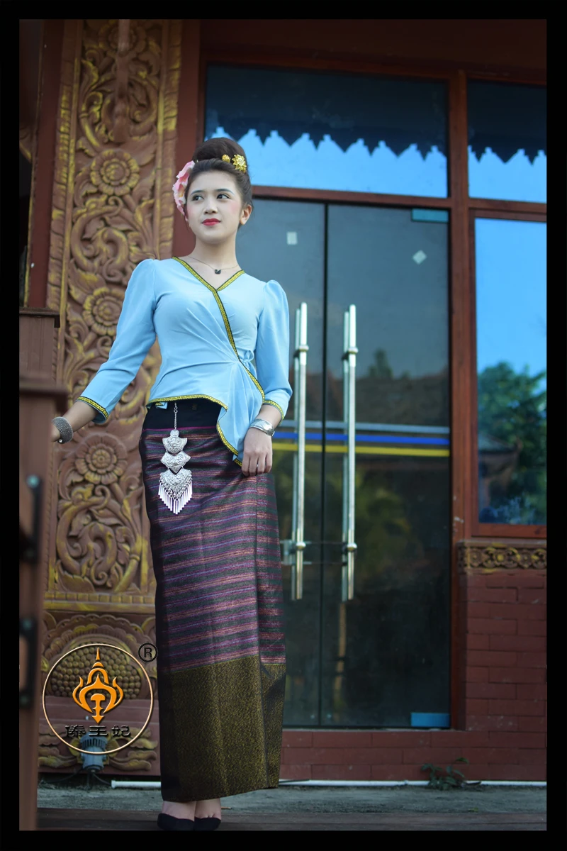 Костюм из тайского материала в этническом стиле для женщин летняя тонкая дышащая