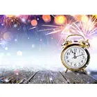 Новый год фейерверк великолепные светящиеся часы фон для фотосъемки виниловые фоны для детей Детские вечерние фотостудии фотосессии