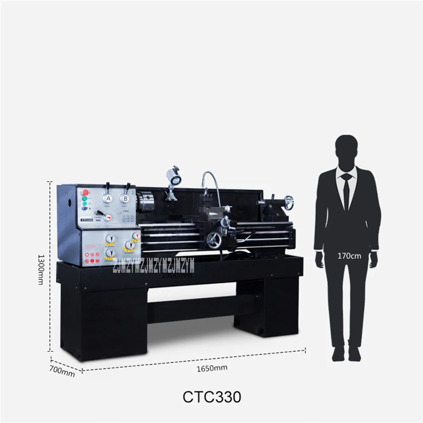 Промышленный сверхмощный Настольный Токарный станок CTC330 бытовой обрабатывающий