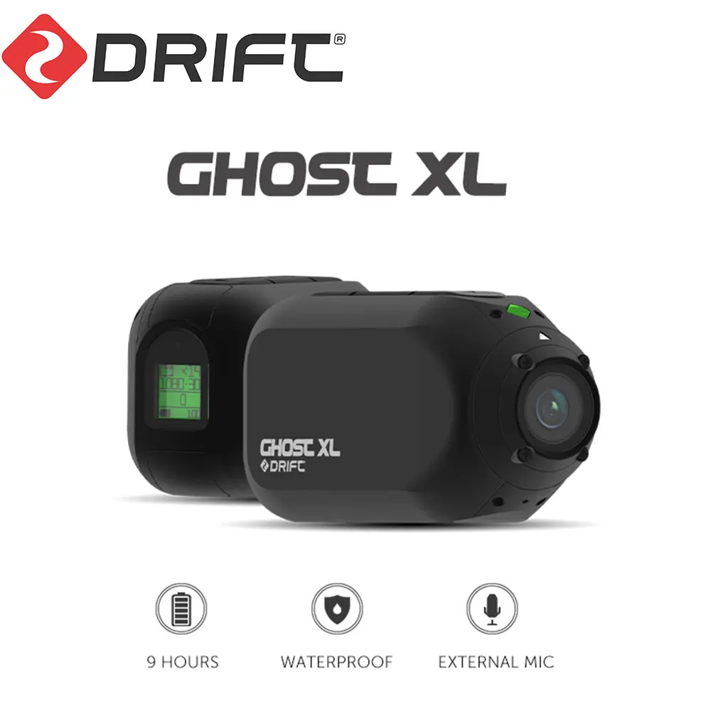 Drift Ghost XL Экшн-камера для улицы, для мотоцикла, горного велосипеда, велосипедная Спортивная камера, водонепроницаемая, 1080P