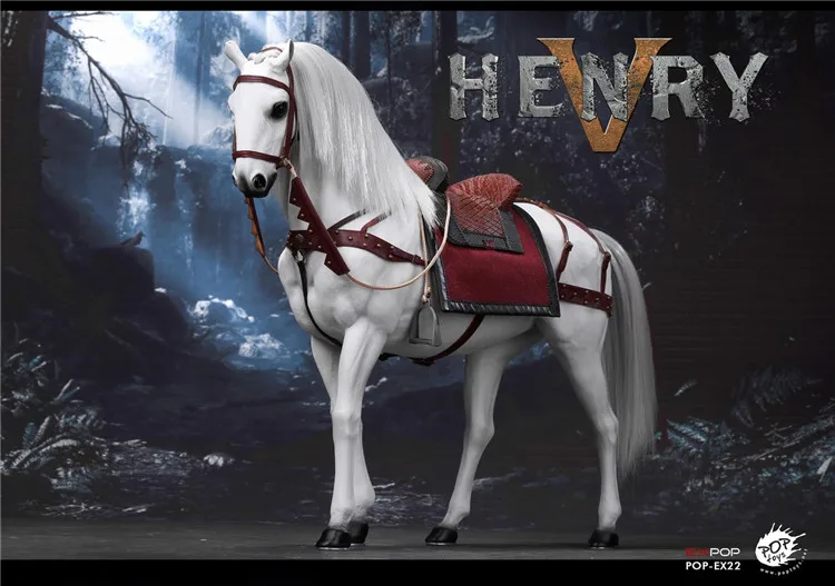 POPTOYS 1/6 EX22 King Henry V of England (двойная голова) Коллекция военных лошадей фигурка для