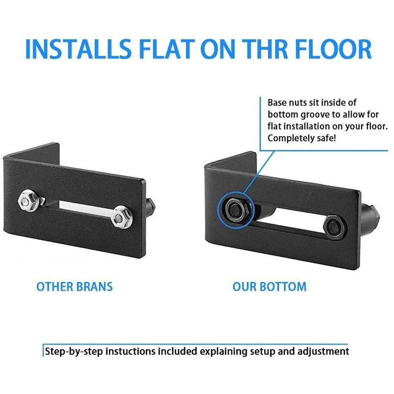 8 в 1 раздвижные двери сарая рельс шкив аппаратный Комплект Топ установленный