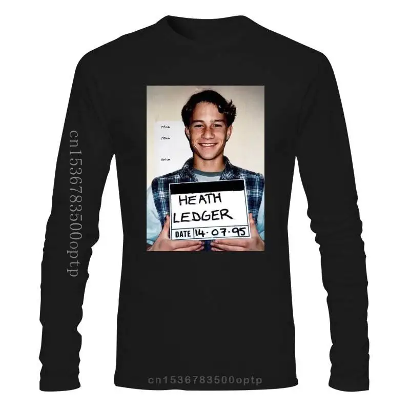 

New Heath Ledger T Shirt Young Hot Actor 1995 Shirt Merch 2021 Brand T-hirt Homme Tees