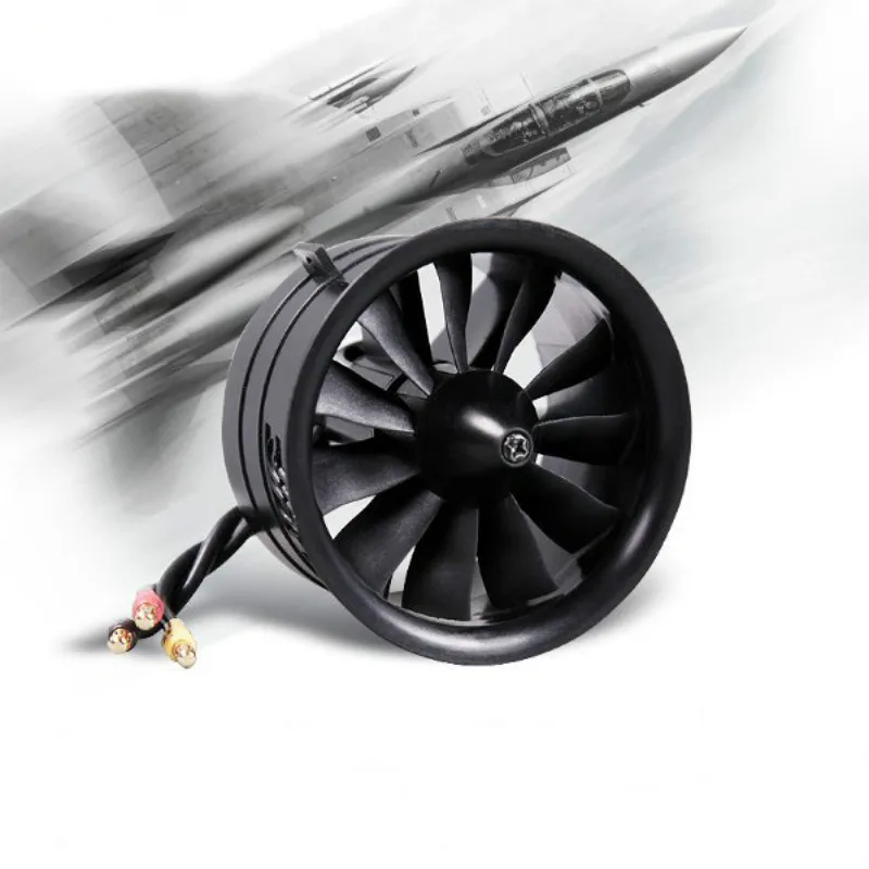 FMS 64 мм 4S 3S 11 лопастей EDF блок с KV3150 KV3900 бесщеточный двигатель RC самолет воздуховод вентилятор
