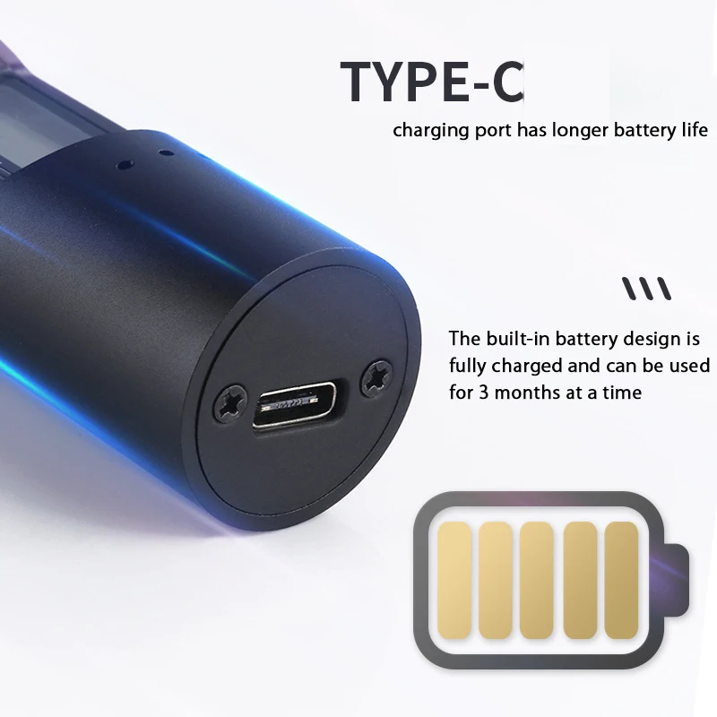 Алкотестер высокоточный цифровой алкотестер с ЖК дисплеем USB зарядка для полиции