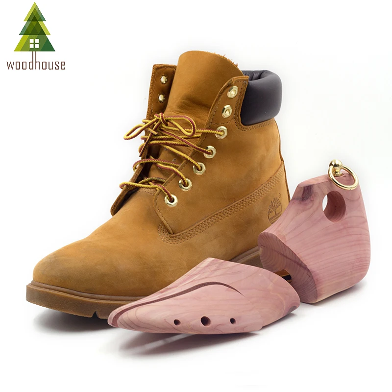 Деревянная мужская обувь Двухтрубная Регулируемая из красного кедра | Обувь