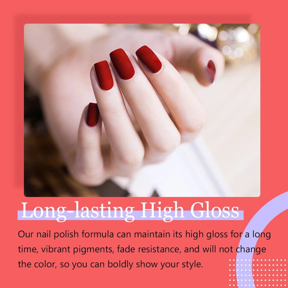 Розовый фламинго Гель-лак матовая серия Лаки гибридные ногти 8 мл