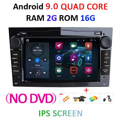 4G 64G 2 Din Android 9 автомобильный DVD gps Навигатор Радио для Opel Astra H G J Antara vectra c b Vivaro astra H corsa c d zafira b DSP - Цвет: B 2G 16G NO DVD