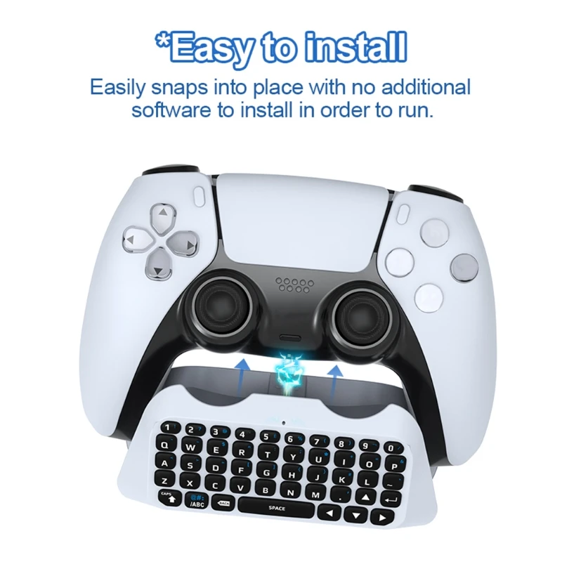 

Wireless Gamepad Keyboard Controller for PS5 Dual Sence Built in Speaker