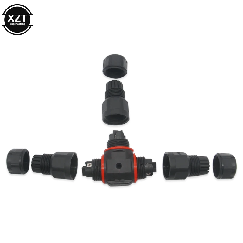 Водонепроницаемый t разъем IP68 2 контактный 3 электрический клеммный адаптер