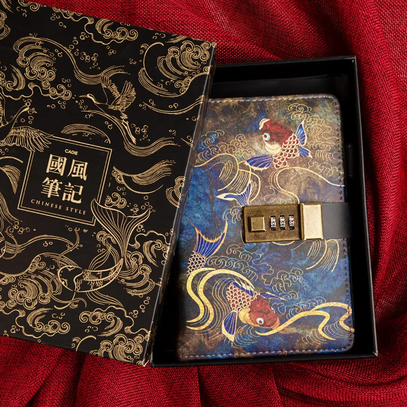 A6 Блокнот дневник с замком ручная книга паролем дорожный планер студенческий