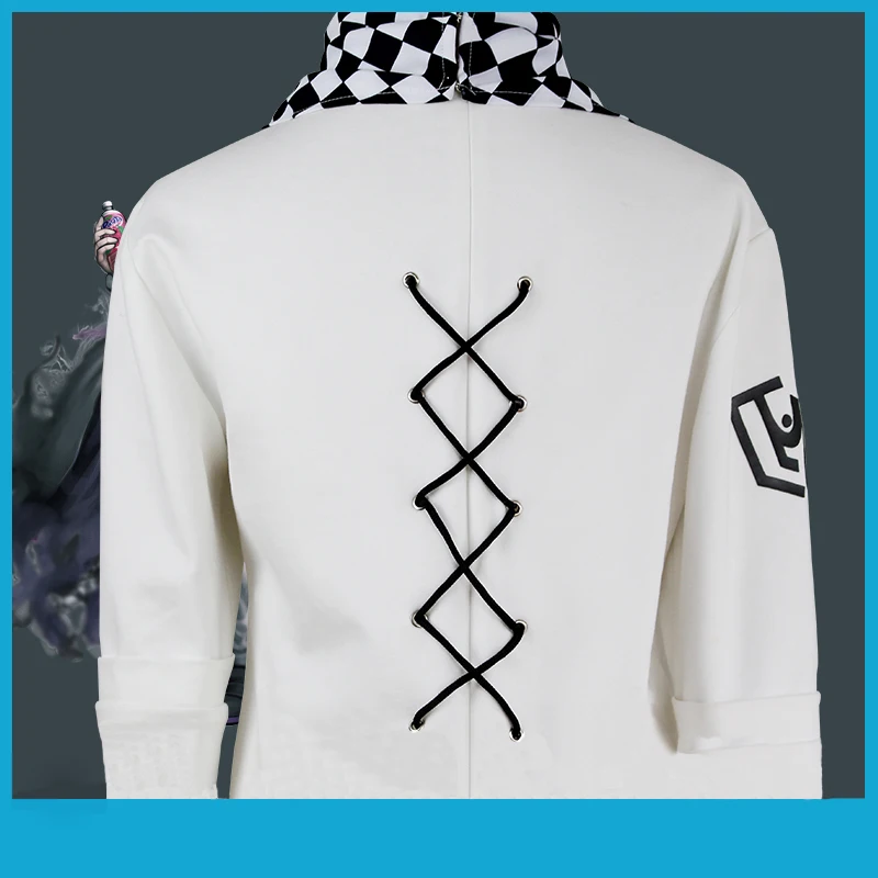 

Женский Белый вечерний костюм кокичи Ома из «Danganronpa V3: Killing Harmony», костюм для косплея, школьная форма на Хэллоуин