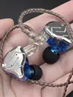 Наушники-вкладыши с шумоподавлением для KZ ZS10 Pro, гибридные наушники 4BA + 1DD с 10 драйверами, Hi-Fi, с монитором, металлическая гарнитура ForKZ