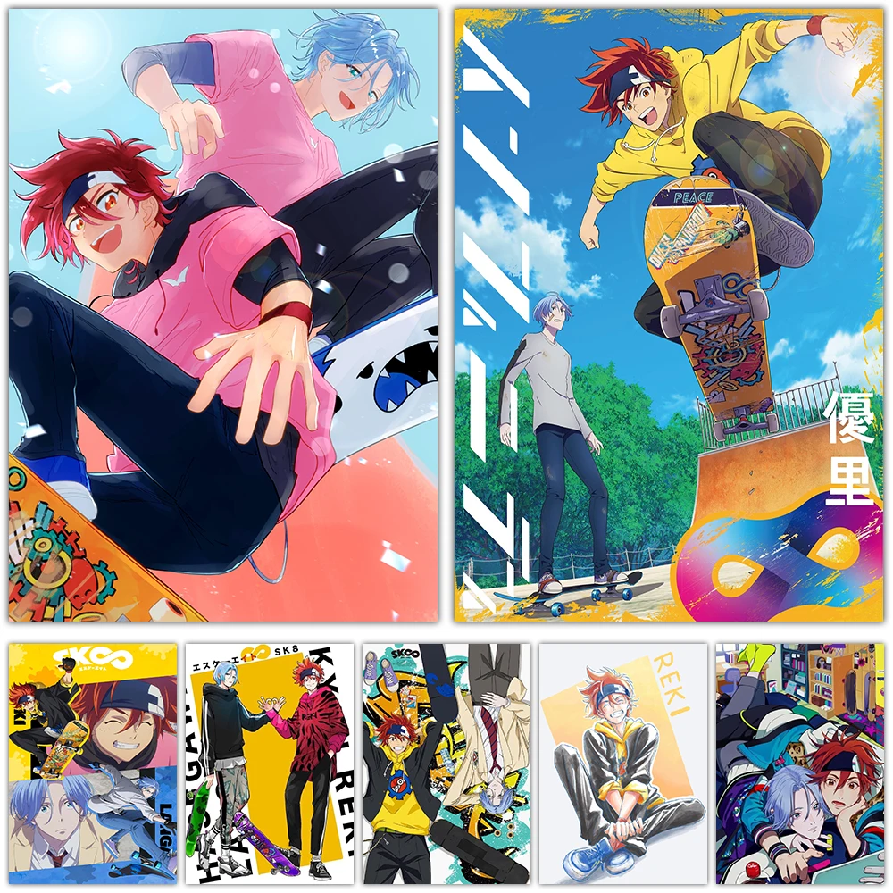 

Modern SK8 The Infinity Anime Posters Canvas HD Print Wall Art Anime Home Decor Wall Pictures Room Decorate Painting Poster