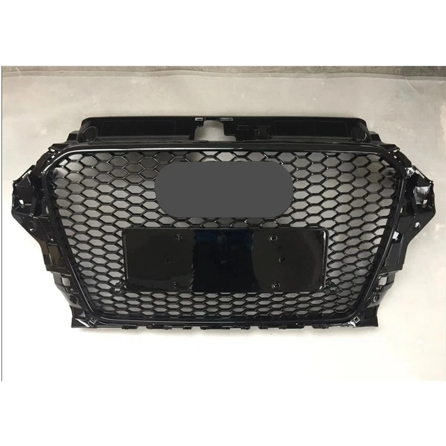 

Car Front Bumper Grill Center Grille for Audi A3/S3 8V 2014 2015 2016 (Refit for RS3 Style) Car Front Bumper Grille