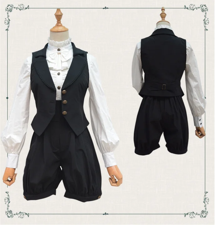 Женский костюм двойка в английском стиле винтажный облегающий однобортный жилет