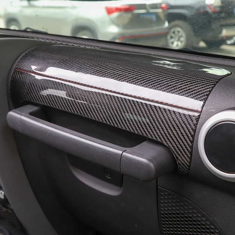 

Copilot Dashboard Decor Cover Trim for Jeep Wrangler JK 2007-2010 Carbon Fiber