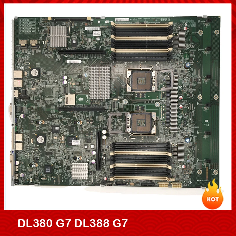 

Оригинальная Серверная материнская плата для HP DL380 G7 DL388 G7 599038-001 583918-001, полностью протестирована, хорошего качества