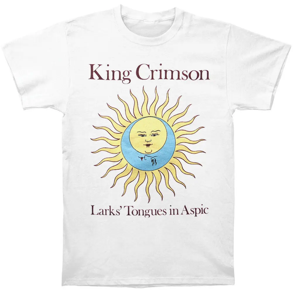 King Crimson Men'S lark's Tongues In Aspic белая футболка Белая Летняя мужская модная Удобная 2019