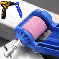portable electric drill bit polishing wheel sharpener hand tool nail clippers set sharpener for step drill dremel accessories