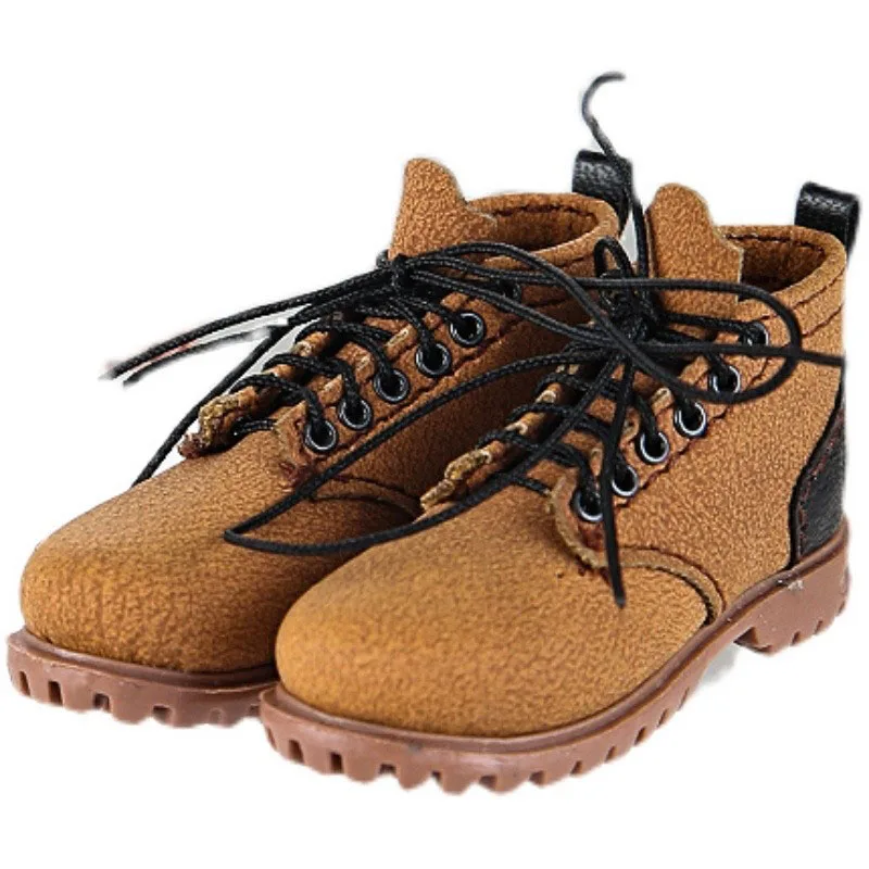 

1/6 Male Soldier British Style Retro Casual Boots Tooling Shoes Model Fit 12'' Action Figure Body