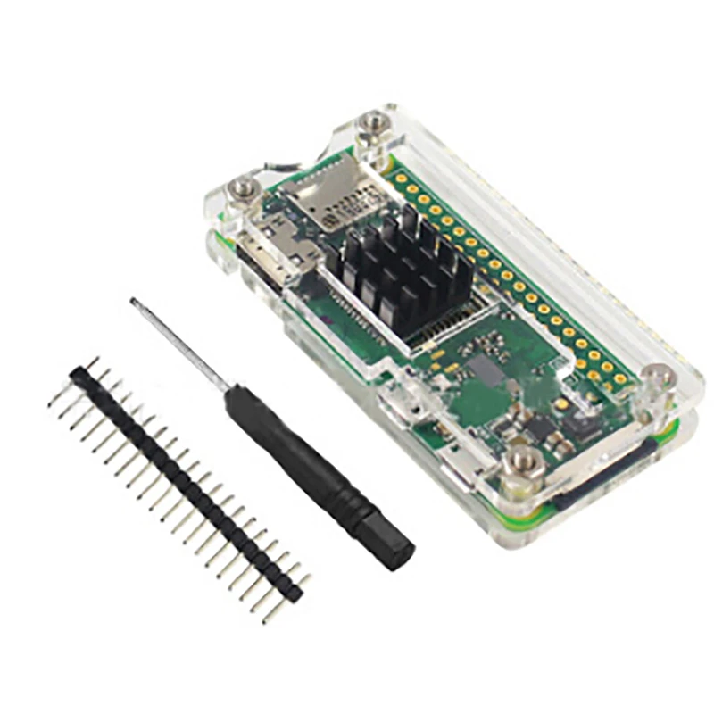 Горячая Распродажа акриловый чехол 4 в 1 комплект для Raspberry Pi Zero акриловая крышка