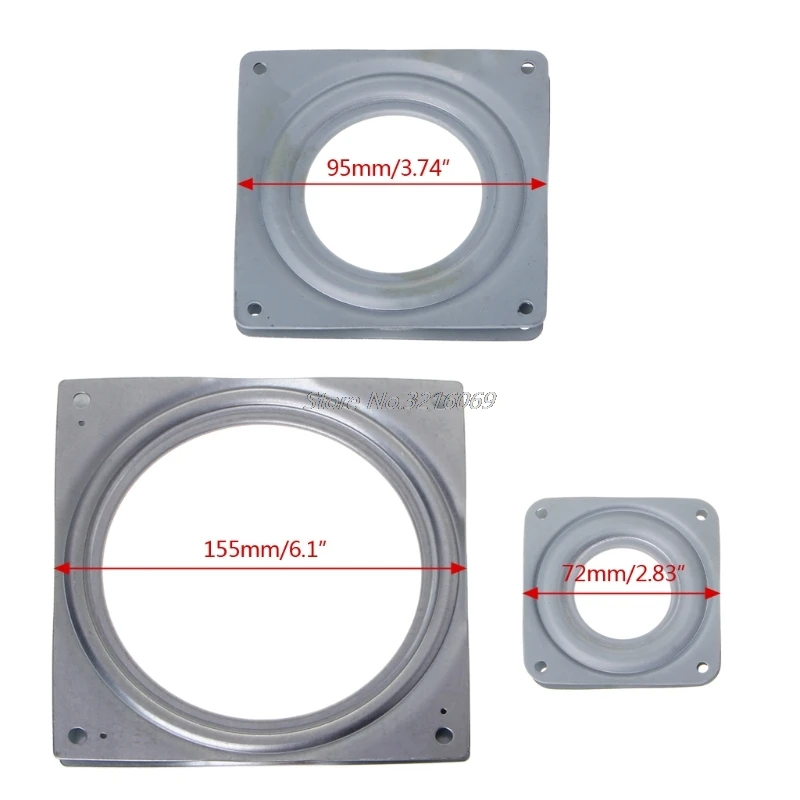 Квадратный Lazy Susan 360 дюйма Вращающийся подшипник качения поворотный 300 фунтов