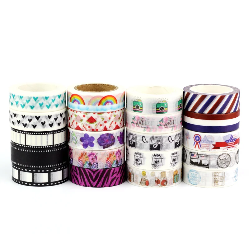 Микс 10 шт./лот декоративные эксклюзивные японские васи ленты бумажные DIY
