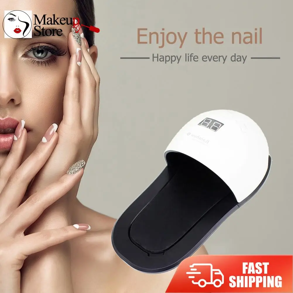 

48W Shoe Style UV Lamp Manicure Phototherapy Lamp Light Nail Feet Toe Finger Gel nail varnish dryer (EU)