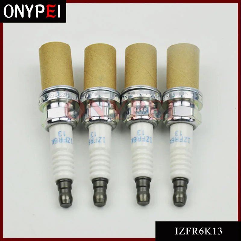 4 шт./лот IZFR6K13 6774 Лазерная иридиевая Свеча зажигания для Honda 07 03 Accord 11 6774|Свечи и