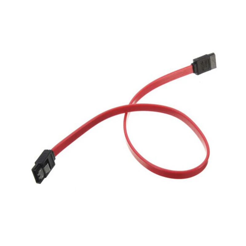 

40cm Serial ATA SATA 3 RAID Data HDD Hard Drive Disk Signal Cables Yellow Red Straight High Speed SATA Data Cable 1PC