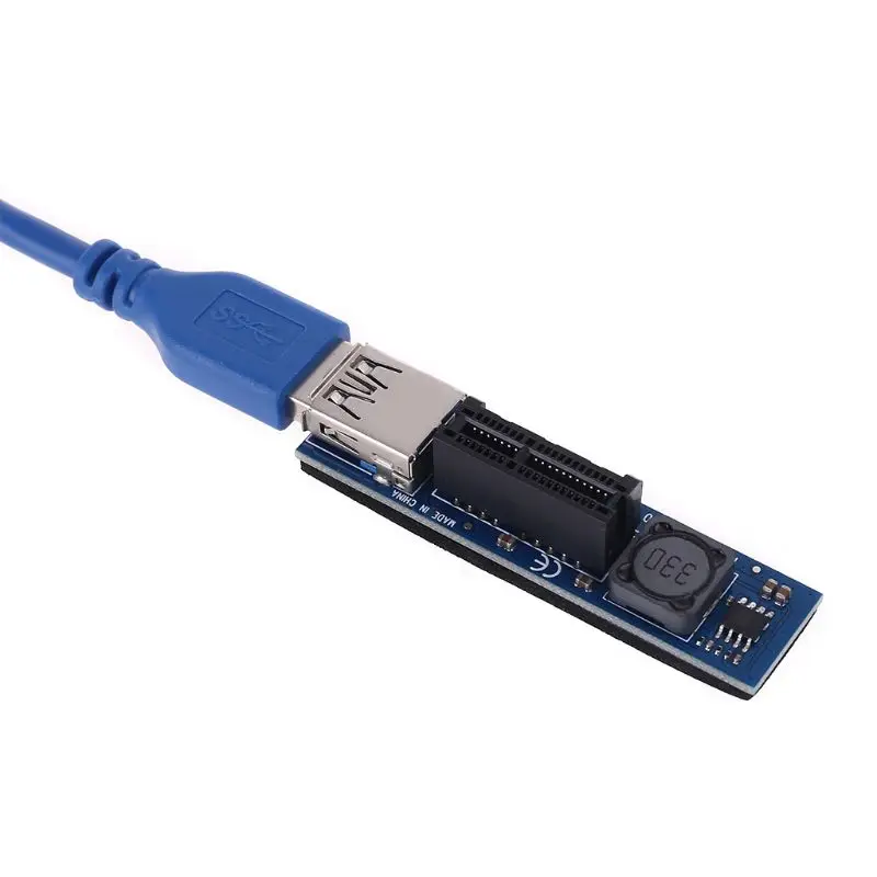 Переходник Mini PCIE на PCI-E X1 переходник с портом для карт памяти ПК графическая карта