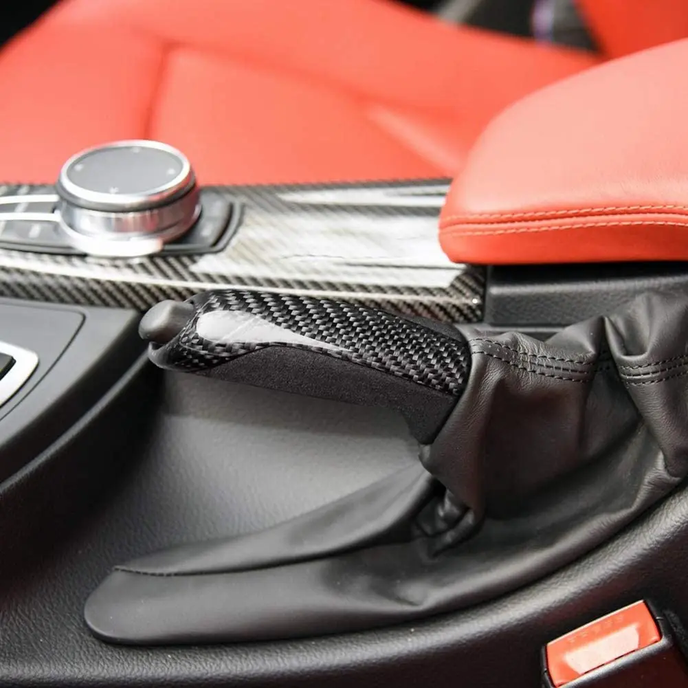 Сменная Крышка для стояночного ручного тормоза из углеродного волокна BMW M3 F80 M4 F30