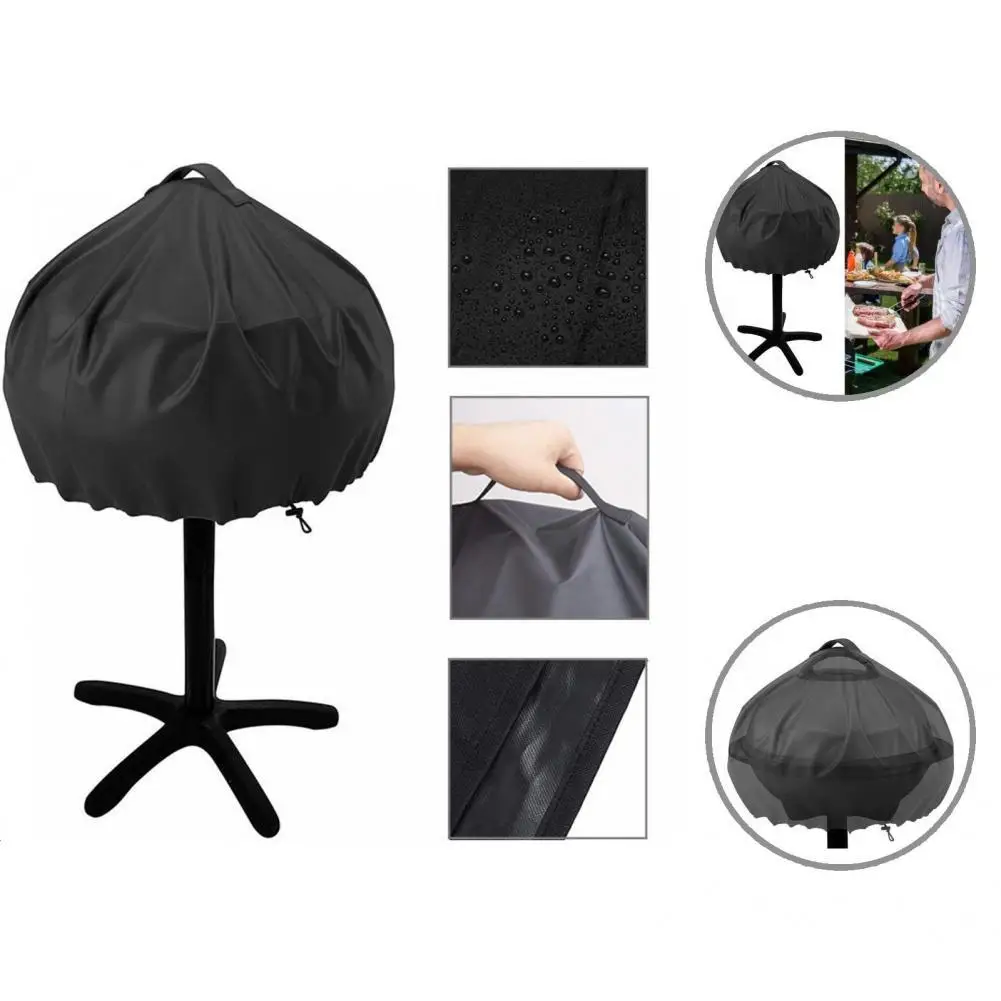 bbq grill cover reusable easy to clean bbq grill cover windproof with handle small grill cover free global shipping
