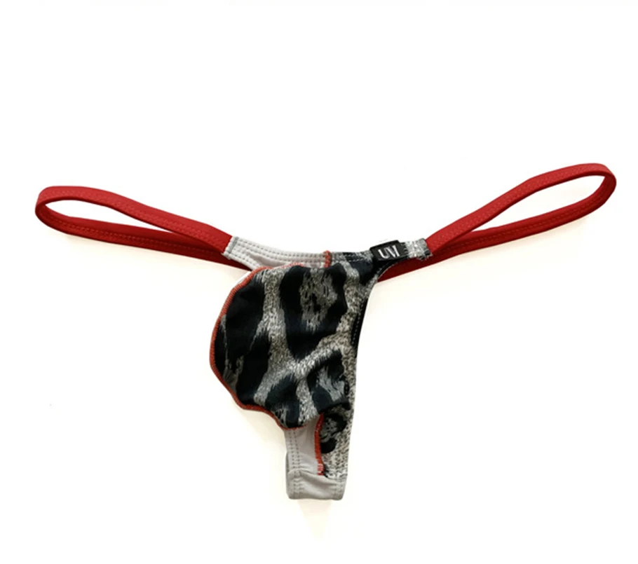 

Modal Men Sexy Jockstrap Thongs Camouflage Crocodile pattern Underwear Bikini Male G Strings Panties