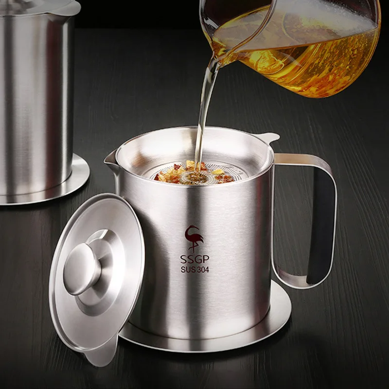 Горшок для масляного фильтра кухонный бытовой вместительный фильтр шлак масла