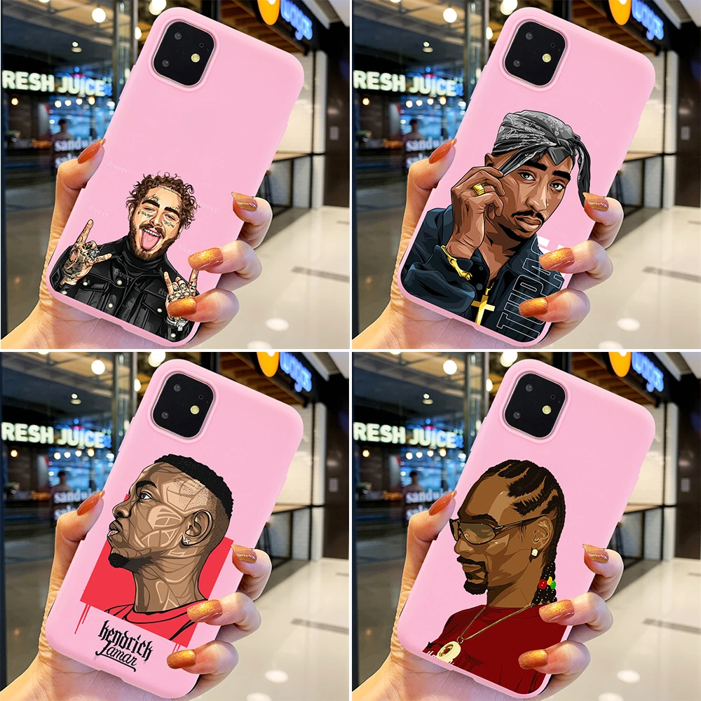 

New Rapper Tupac 2Pac Makaveli Phone Case for IPhone 6 6S 7 8 X XS XR 11 12 Pro Max SE 2020 Coque Cover Funda Etui luxury capas