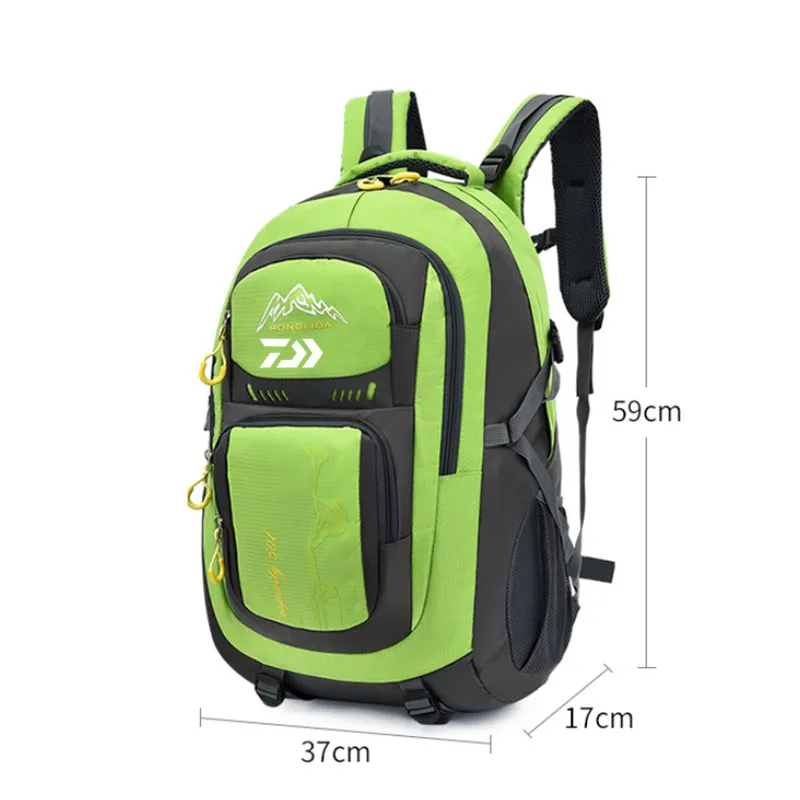 

Daiwa Mountaineering Fishing Bag New Fashion Waterproof Camping Hiking Bag Large Capacity Wear-Resistant Cycling Bag Backpack