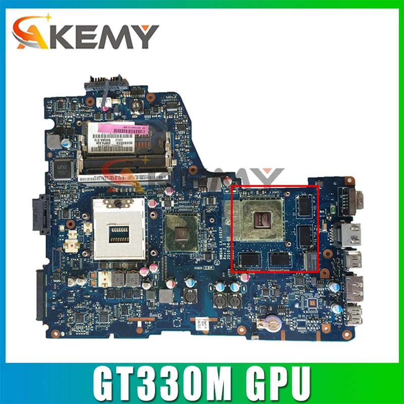 AKEMY LA 6062P K000104430 K000112450 для Toshiba Satellite A660 A665 Материнская плата ноутбука 3D версия GT330M GPU