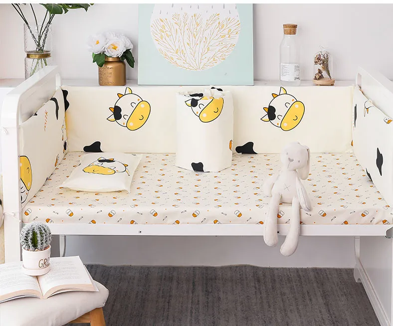 6/9 шт милый детский бампер постельное для колыбели постельные принадлежности