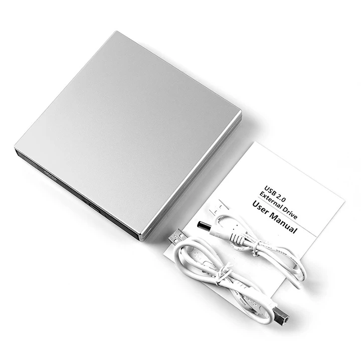 YiYaYo USB 2,0 CD RW горелки оптический привод Внешний DVD комбо CD/DVD rom плеер портативный для ноутбука компьютер Windows 7/8