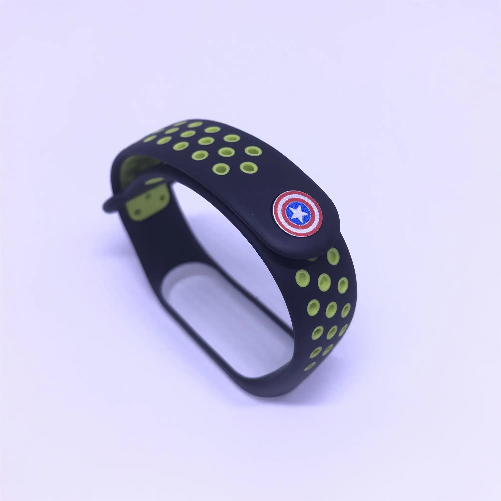 FIFATA NEW The Avengers Silicone Watch Strap For Xiaomi Mi Band 4 Xiaomi Mi Band 3 Smatr Watch Wristband Replace Accessories