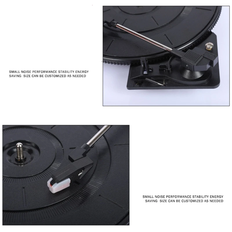 

28cm Plastic Turntable 33/45/78Rpm Automatic Curve Arm Return Record Player Turntable Gramophone for Lp Vinyl Record Player T84C