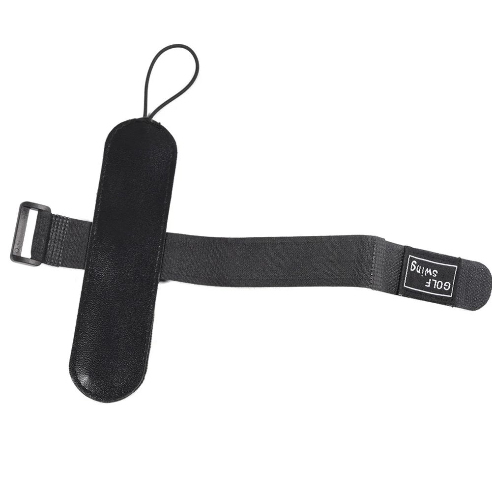 

PU Leather Golf Swing Wrist Brace Swing Gesture Alignment Practice Tool Golf Beginner Wrist Practice Fixture