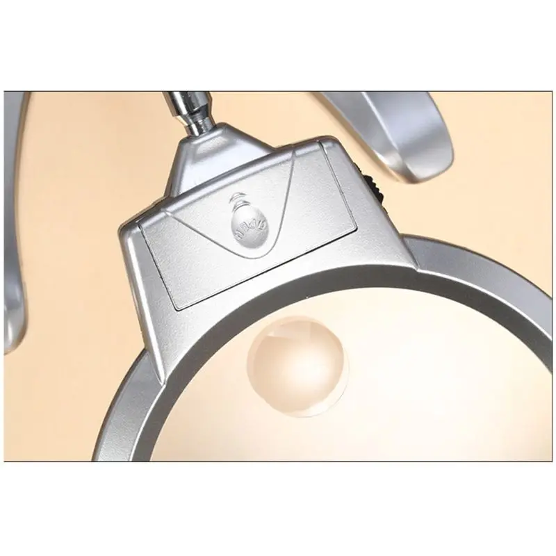 

5X Magnifying Glass Multi-functional Desk Flexible Magnifier with Reading Light
