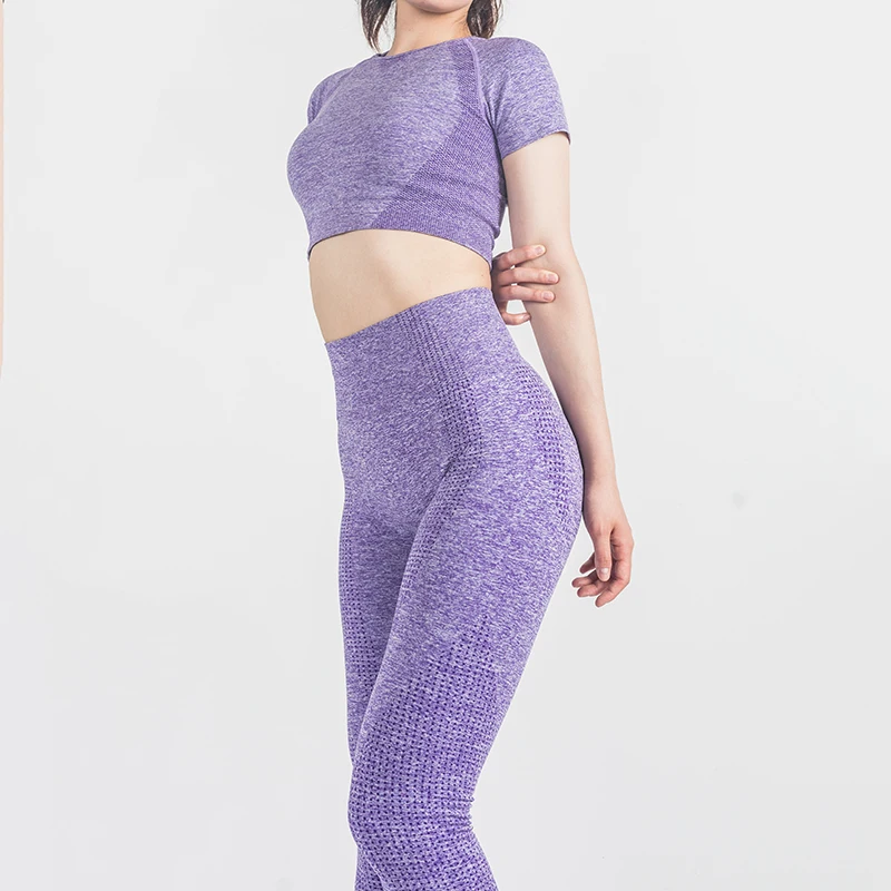 Комплект для йоги из 2 предметов одежда тренировок женское платье женские